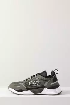 Кроссовки комбинированные с логотипом Ea7