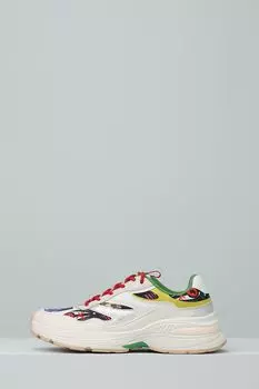 Кроссовки комбинированные с принтом Desigual