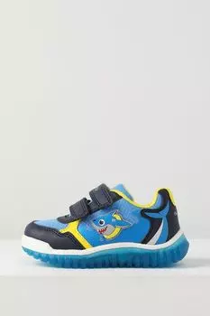 Кроссовки комбинированные с принтом Geox