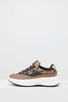 Кроссовки комбинированные с принтом Guess