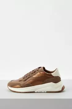 Кроссовки кожаные BOSS