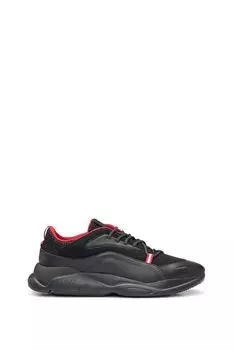 Кроссовки кожаные HUGO