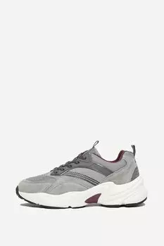 Кроссовки кожаные на массивной подошве MYSA