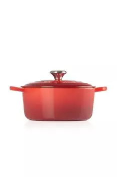 Круглая кастрюля 24 см Вишня Le Creuset