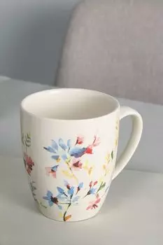 Кружка фаянсовая с принтом Spring Floral Grace By Tudor England