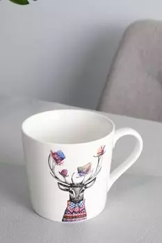 Кружка фарфоровая с принтом Mikasa Kitchen Craft