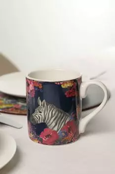 Кружка фарфоровая с принтом Wild At Heart Zebra Kitchen Craft