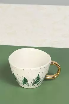 Кружка керамическая с принтом в ассортименте COINCASA