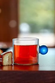 Кружка стеклянная Piccolo MANDARIN DECOR