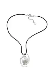 Кулон на кожаном шнурке женский EMBRACE MAJORICA