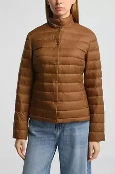 Куртка стеганая пуховая с воротником стойкой Auranna