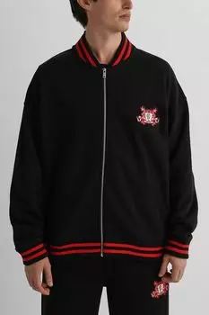 Куртка-бомбер хлопковая HUGO