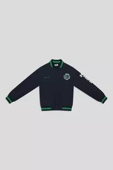 Куртка-бомбер хлопковая с принтом GIOCO