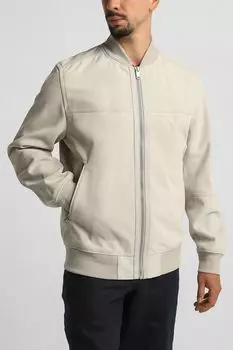 Куртка-бомбер кожаная BOSS