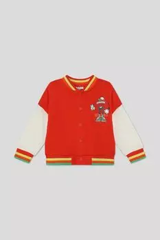 Куртка-бомбер с контрастными деталями Fagottino