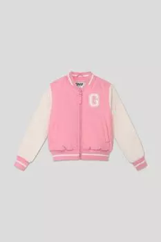 Куртка-бомбер с контрастными деталями GIOCO