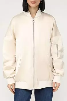 Куртка-бомбер с трикотажными деталями Esprit Casual