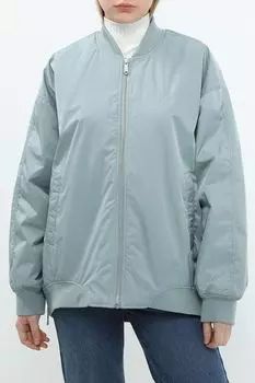 Куртка-бомбер с трикотажными манжетами свободного кроя Calvin Klein Jeans