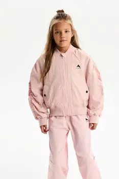 Куртка-бомбер со сборкой на рукавах Pulka