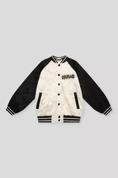 Куртка-бомбер стеганая с принтом Molo