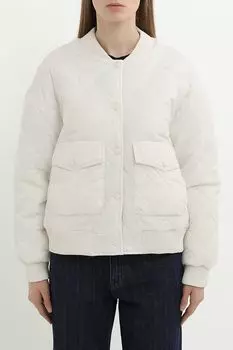 Куртка-бомбер стеганая с трикотажными манжетами ELEGANZZA