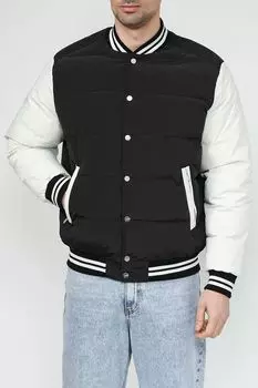 Куртка-бомбер утепленная с контрастными деталями MARCO DI RADI