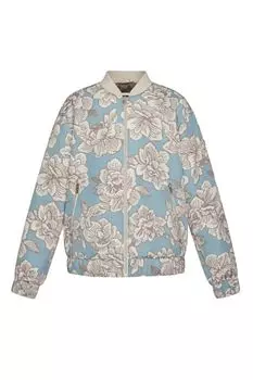 Куртка-бомбер утепленная с принтом MADZERINI
