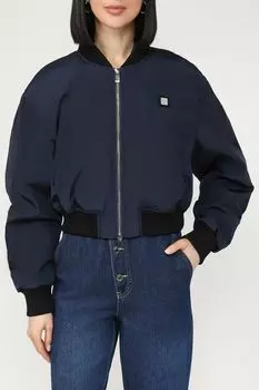 Куртка-бомбер водоотталкивающая на молнии HUGO