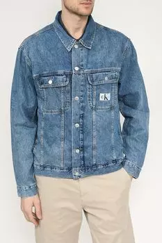 Куртка джинсовая с эффектом потертости Calvin Klein Jeans