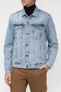 Куртка джинсовая с эффектом потертости Loft