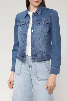 Куртка джинсовая с эффектом потертости Naf Naf