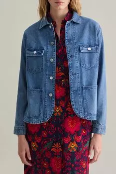 Куртка джинсовая с карманами Piombo