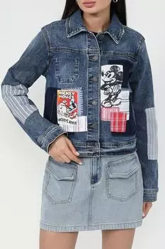 Куртка джинсовая с нашивкой Микки Маус Desigual
