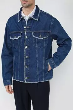 Куртка джинсовая с необработанным краем MARCO DI RADI