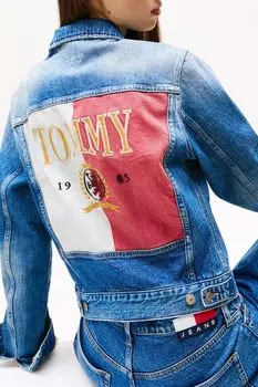 Куртка джинсовая с принтом Tommy Jeans