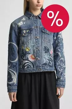 Куртка джинсовая с вышивкой Desigual