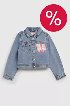 Куртка джинсовая с вышивкой LOVE THERAPY