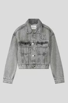 Куртка джинсовая укороченного кроя Calvin Klein Jeans