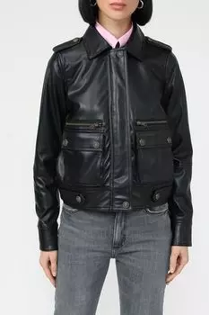 Куртка из экокожи с карманами TWINSET