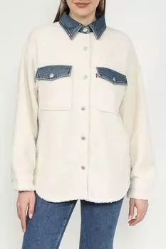 Куртка из экомеха с джинсовыми деталями LEVI'S