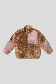 Куртка комбинированная с воротником стойкой Molo