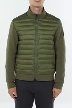 Куртка комбинированная с воротником стойкой на молнии Bomboogie