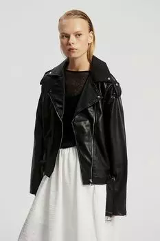 Куртка-косуха из искусственной кожи Nume