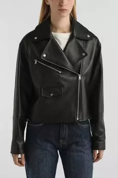 Куртка-косуха кожаная HUGO