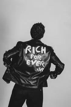 Куртка кожаная с асимметричной молнией John Richmond