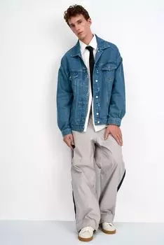 Куртка Men Jeans Relaxed Jacket Dark blue АT EASE