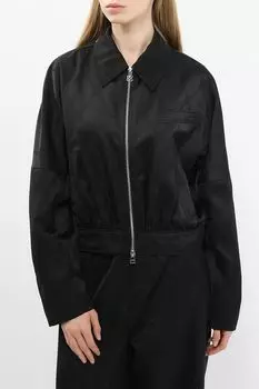 Куртка на молнии с отложным воротником HUGO