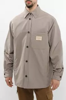 Куртка-рубашка свободного кроя EMPORIO ARMANI