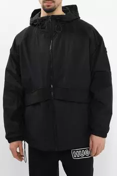 Куртка с капюшоном на кулиске HUGO