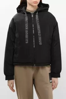 Куртка с капюшоном на молнии укороченная Karl Lagerfeld Jeans